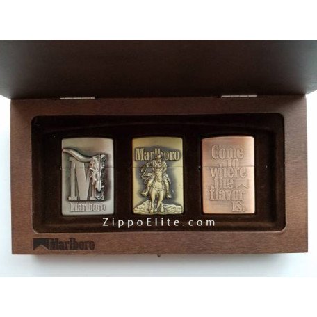 Marlboro  three-piece Sets ZIPPO 1999 limited 1000