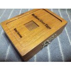 Marlboro very limited Sterling Silver wooden box of zippo good number