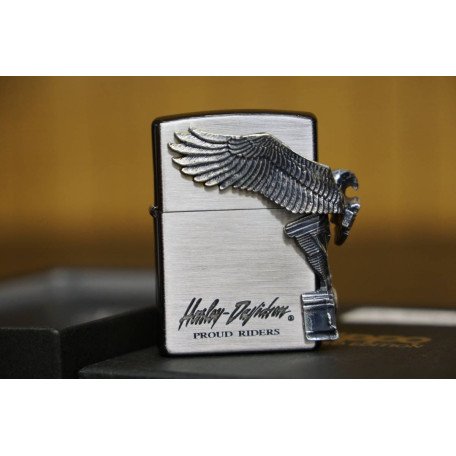 Harley Davidson big eagle on side 2001 ZIPPO lighter